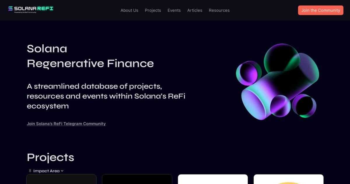 Solana ReFi